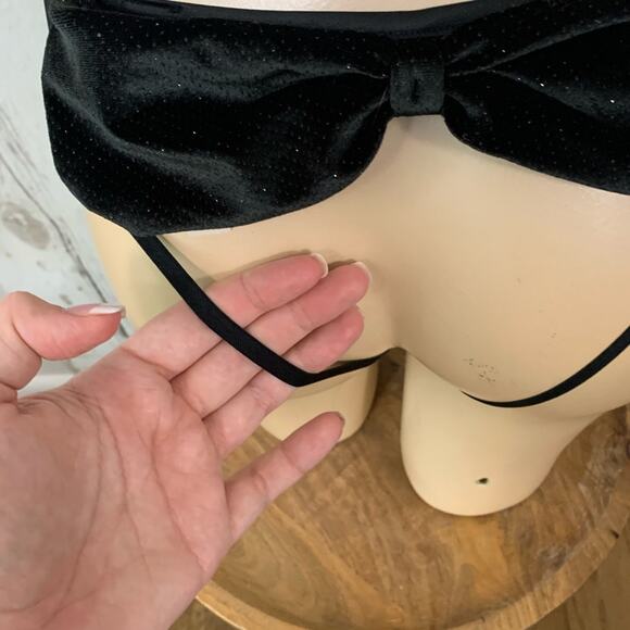 Victoria secret sexy velvet/mesh cutout teddy - Picture 8 of 8